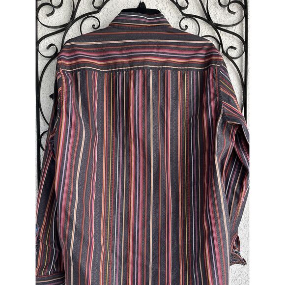 Robert Graham Collard Button Shirt - XL- Multicolored - Picture 7 of 8